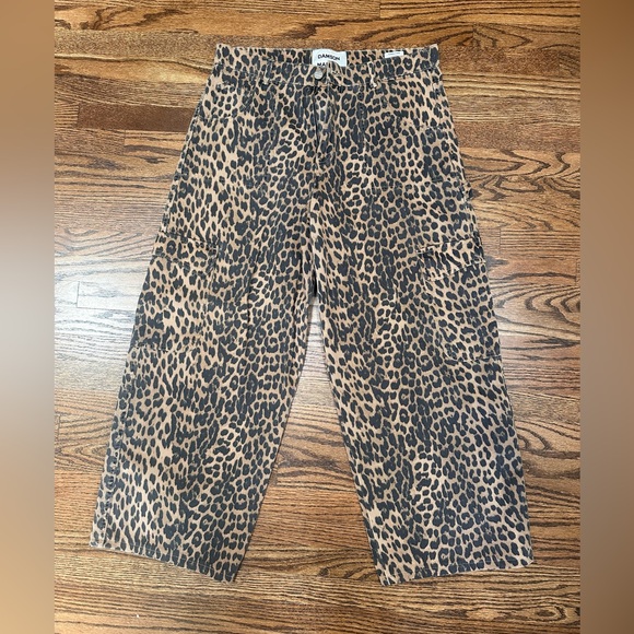 Leopard Cargo Pants by Damson Madder - US 10 - Picture 8 of 14